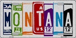 Montana License Plate Art Brushed Aluminum Metal Novelty License Plate L... - £14.97 GBP