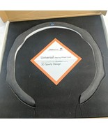 Fits 100-116.5mm Dia O D Dark Gray Alcantara w Blue Stripe Steering Whee... - $358.65 MXN