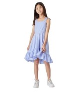 Habitual Girls Dress Blue Sundress Sleeveless Slip-On Summer Polyester - $53.50 CAD