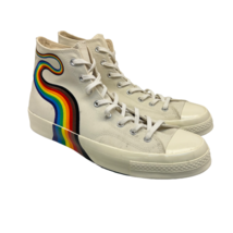 Converse Men&#39;s Chuck Taylor All Star 70 Hi Casual Sneakers White/Multi S... - $75.99