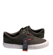 Levis Mens Ethan WX Stacked Classic Comfort Insole Sneaker Shoe 9.5 Charcoal New - £27.70 GBP