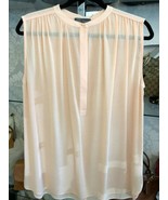 VINCE sans Manche Sur Taille Pêche 100%Rayon Haut Style #V1787-10655 Sz 6 - $85.04