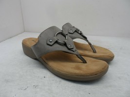 Rialto Women&#39;s Bianca Thong Sandals Brown/Beige Size 10M - $17.80