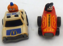 1984 - 1985 McDonalds Fast Macs, Officer Big Mac &amp; Hamburglar, Ertl Pullbacks - £7.58 GBP