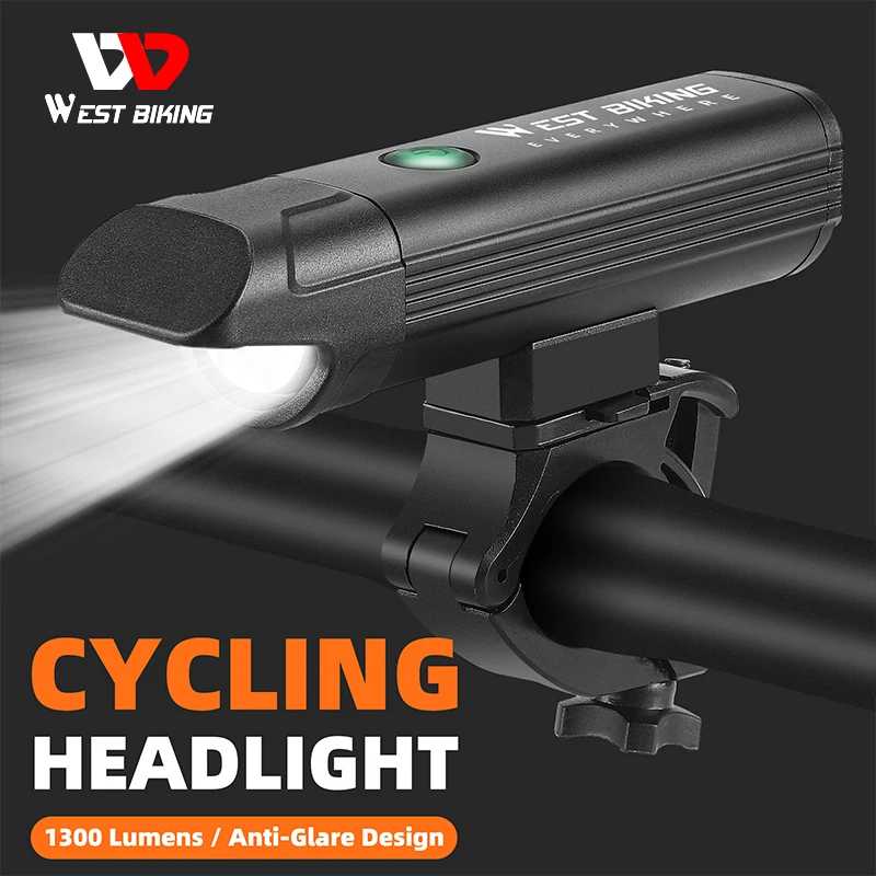 West Bike Bike Light Usb Rechargeable LG6 Led Bicycle Lights 6 Modes Cycling - £20.92 GBP+