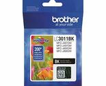 Brother Printer LC3011BK Singe Pack Standard Cartridge Yield Upto 200 Pa... - $25.02