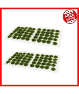 Versatile 100 Pcs Static Grass Tufts for Model Railroads and Wargaming S... - $40.82 CAD