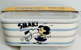 PEANUTS Chow Time Stoneware Lunch Box 32 oz. SMAK! New - €21,60 EUR