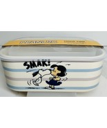 PEANUTS Chow Time Stoneware Lunch Box 32 oz. SMAK! New - $33.78 CAD