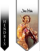 L@@K! Jimi Hendrix White Satin Neck Tie - James Marshall Woodstock - £27.37 GBP