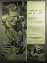 1956 Kodak Retina IIIe Camera Advertisement - Notable on both sides - £14.78 GBP
