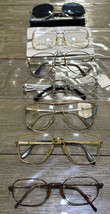 Vintage Mix Eyeglasses Sunglasses Lot Authentic Lunettes Specs Metal Collection - £143.77 GBP