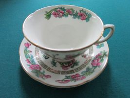 Floral Tea TIME Cups Saucer Compatible with Royal Stafford - Compatible with Roy - £42.21 GBP