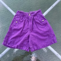 Vintage Kikomo High Rise Mom Shorts Women Junior 9/10 Pleated Front Bermuda - $433.14 MXN