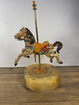 RON LEE Gold Carousel Horse Sculpture Figurine Circus Signed 1981 24kt Gold - £27.65 GBP