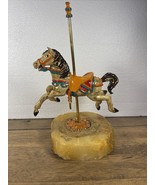 RON LEE Gold Carousel Horse Sculpture Figurine Circus Signed 1981 24kt Gold - £27.73 GBP