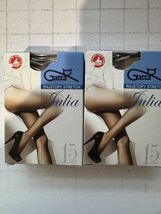 2 X Gatta 15den Classic Women STREATCH COLLANT Tights -ANTILOPE- BEIGE S... - $9.00