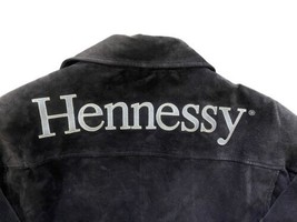 Hennessy Privilege VSOP Men Navy Blue Leather Promotional Jacket Size 2XL - $373.99