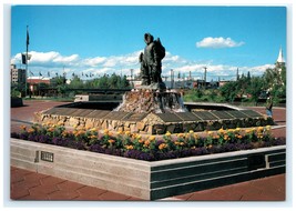 First Families Memorial Unknown Statue Fairbanks AK Postcard - $5.95