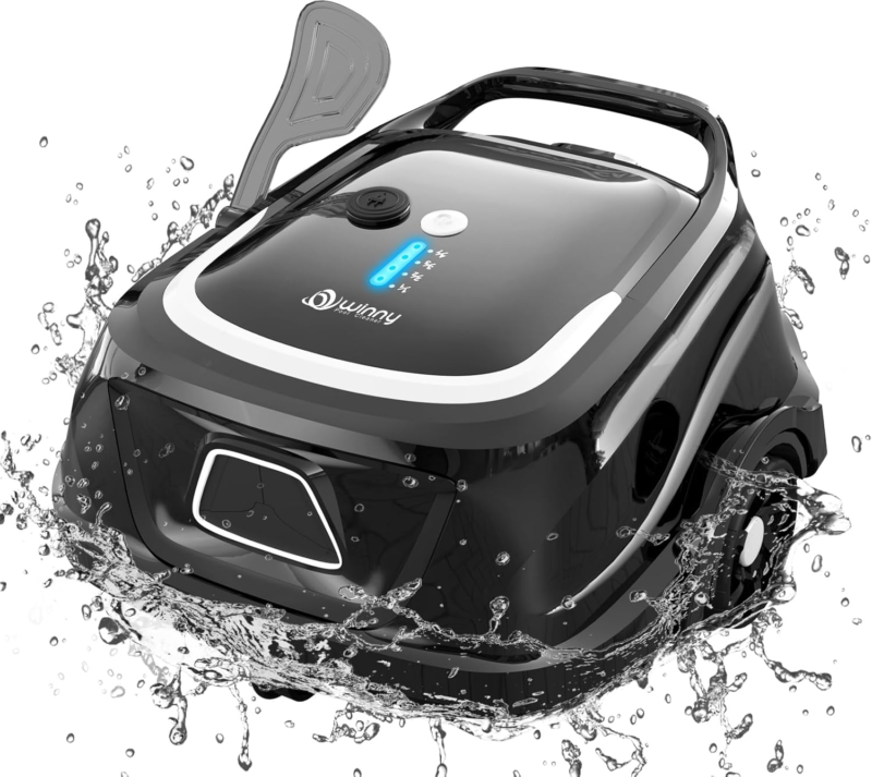  Cordless Robotic Pool Vacuum, Automatic Pool Vacuum 120Mins Running Tim... - $283.24