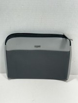 Tumi Delta One Business Class Soft Bag Gray Black  For Amenity Etc See Pictures - £11.72 GBP