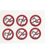2&quot; AFL IBEW UA IRONWORKERS BOILERMAKERS UNION RAT BUSTERS  6 STICKER LOT - $184.33 MXN