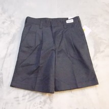 A+School Apparel Shorts Boy 8 Regular Navy Blue Pleated Adjustable Waist Uniform - £16.93 GBP