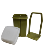 Vintage olive green Tupperware pickle keeper three piece - €11,85 EUR