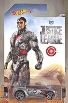 2018 Hot Wheels DC Justice League-Cyborg 6/7 QUICK n&#39; SIK Gray w/Chrome Pr5 Sp - £8.01 GBP