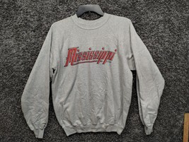 Vintage Mississippi Sweatshirt Tee Jays Adult XL Gray USA Made Crew Neck... - $27.67