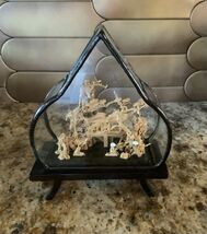 Vintage Intricate Fujian China Chinese Asian Cork Diorama Art Micro Carving - $82.40