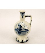 P. Hoppe Delft Blue Porcelain Cruet, Vintage Amsterdam Holland, Oil &amp; Vi... - $33.44 CAD