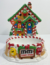 M&M Candy Store Ceramic Light-Up House & Candy Dish, Department 56 with Box - £15.61 GBP