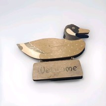 Vintage Welcome Sign wooden Goose Welcome sign  1980&#39;s - €22,28 EUR