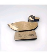 Vintage Welcome Sign wooden Goose Welcome sign  1980&#39;s - $34.72 CAD