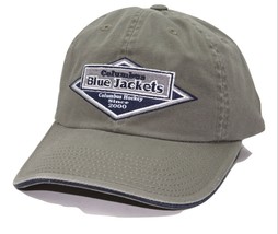 Columbus Blue Jackets American Needle Olive Green NHL Adjustable Hockey Cap Hat - £12.69 GBP