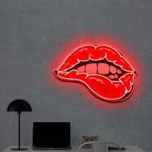 Taste Of Your Lips | Neon Acrylic Artwork - £31.45 GBP+