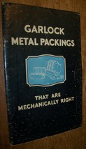 Vintage 1925 Garlock Metal Packings Catalog Palmyra NY Machine Age Book - £21.11 GBP