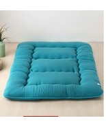 Colorful Mart Blue Japanese Futon Tatami Mat Sleeping Mat Floor Futon Ma... - £101.26 GBP+