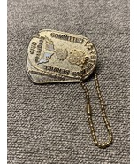 VFW Committed To Veterans Service Dog Tag Seagraves Ohio Lapel Pin KG JD - $16.38 CAD