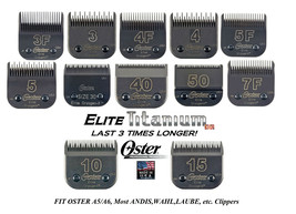 Oster A5 Titanium Elite Cryogen X Blade*Fits Andis Agc Bdc,Many Wahl Km Clippers - £43.15 GBP+