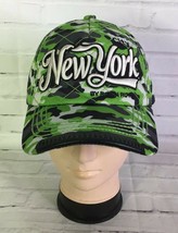 New York By Robin Ruth Camo Stitched Snapback Hat Cap Mint Green Adjustable NEW - £16.30 GBP