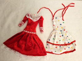 Vintage Mattel Heart Family Kiss &amp; Cuddle Mom Dress ABC Sundress Lot - $19.78