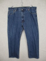 Levi&#39;s 505 Men&#39;s Jeans Straight Leg High Rise Size 44 x 30 Medium Wash - £16.07 GBP