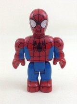 Spider Man Minifigure Mega Bloks Building Toy Marvel 3.5&quot; Action Figure Chunky - £11.83 GBP