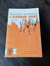 A Clockwork Orange A Novel by Anthony Burgess Orange Cover Norton Library 1963 - £12.69 GBP