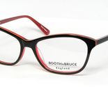 Booth &amp; Bruce ENGLAND BB1507 Liquorice EYEGLASSES GLASSES FRAME 52-18-140mm - $80.14