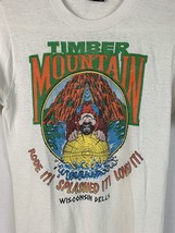 Vintage Timber Mountain T Shirt Single Stitch Lumberjack Theme Park USA 80s 90s - £27.00 GBP