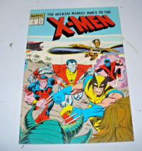 Official Marvel Index to the X-Men #4 VF 1987 Bagged - £3.96 GBP
