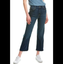 NWT HUDSON Noa JEANS Size 27 Mid Rise Crop Straight Leg in Brynlee Wash ... - £89.55 GBP